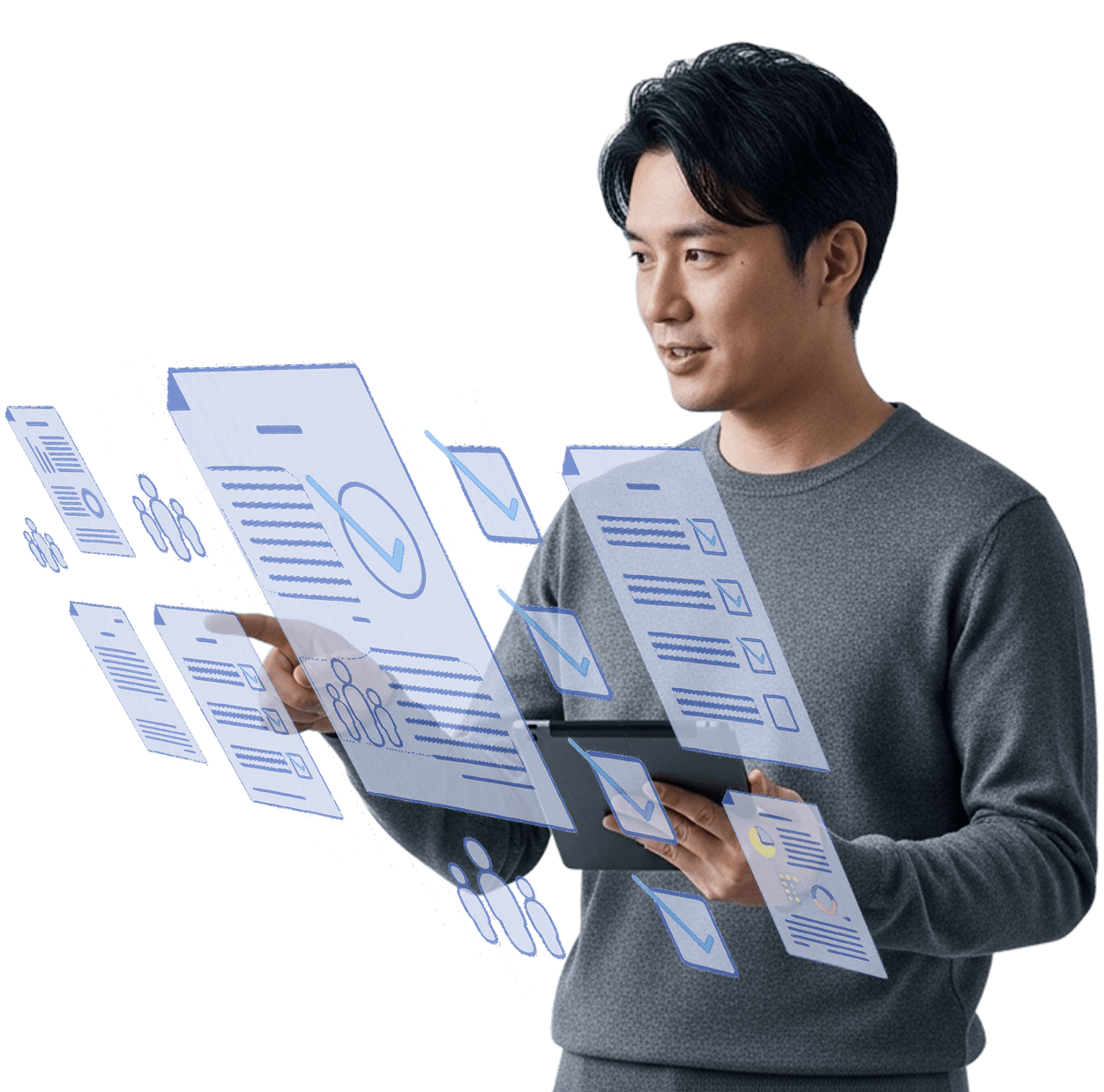 AIによる業務効率化イメージ